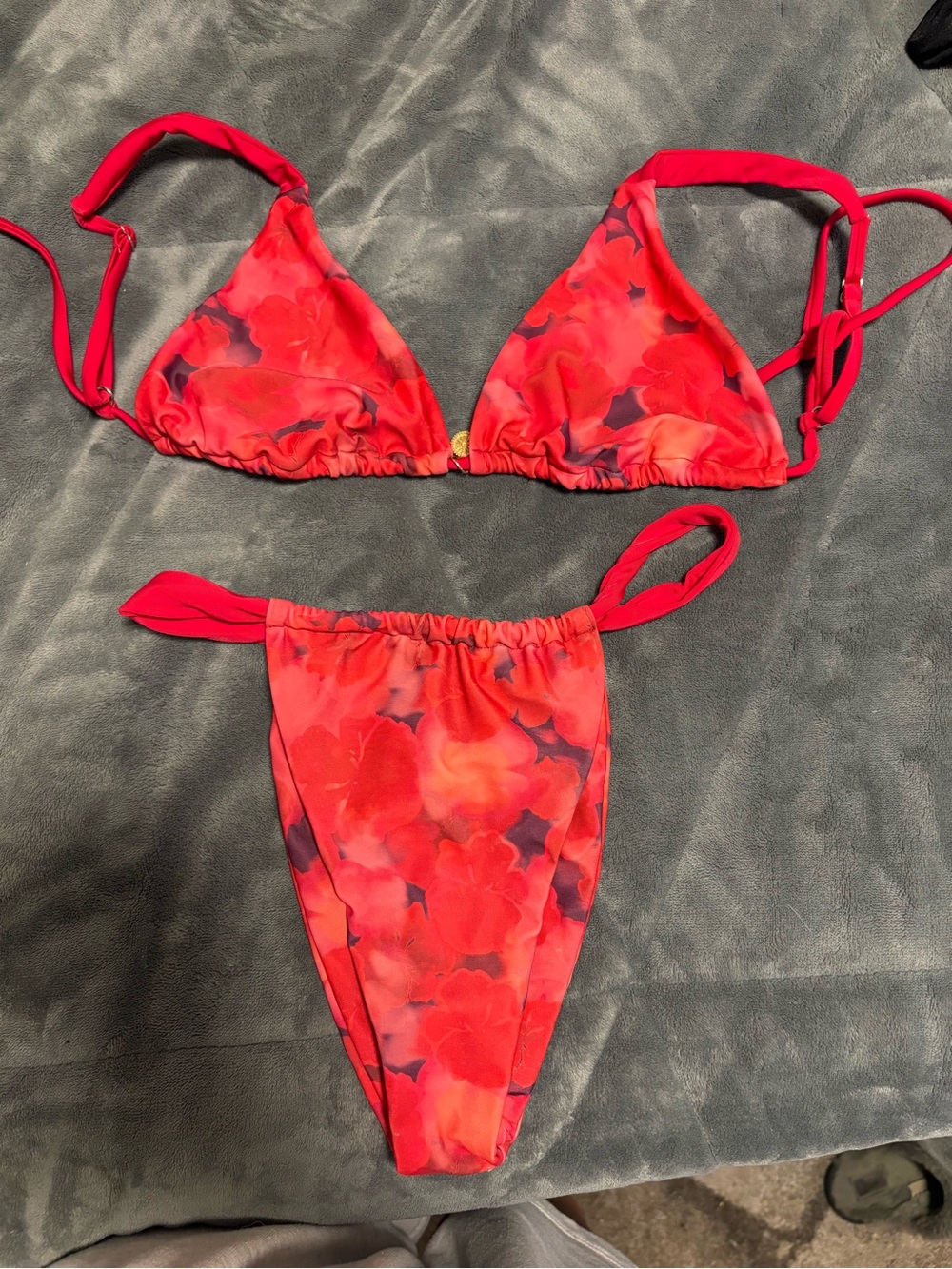 Shein floral bikini set